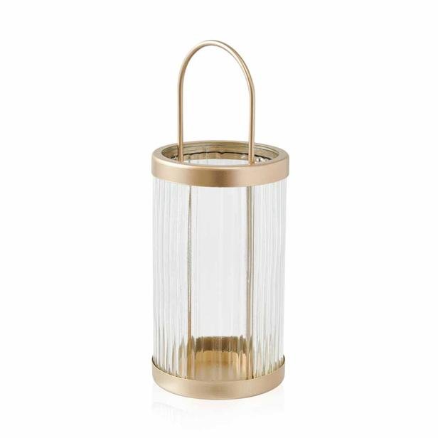  KPM Dekoratif Golden Light Mum Feneri - 30 cm