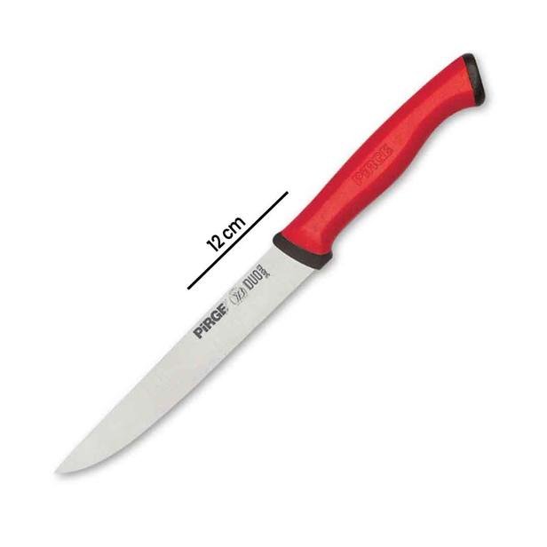  Pirge Duo Sebze Bıçağı - Kırmızı/12 cm