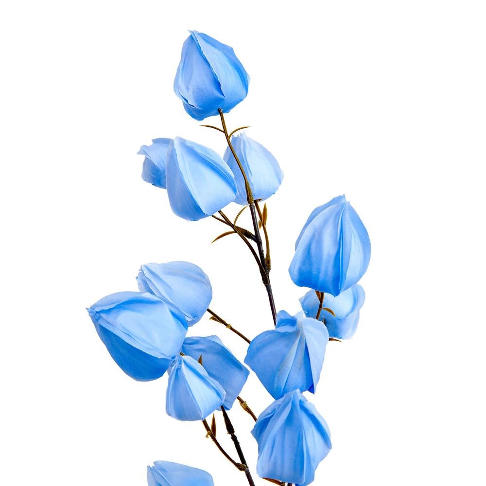  Q-Art Dekoratif Yapay Çan Çiçeği - Mavi - 96 cm