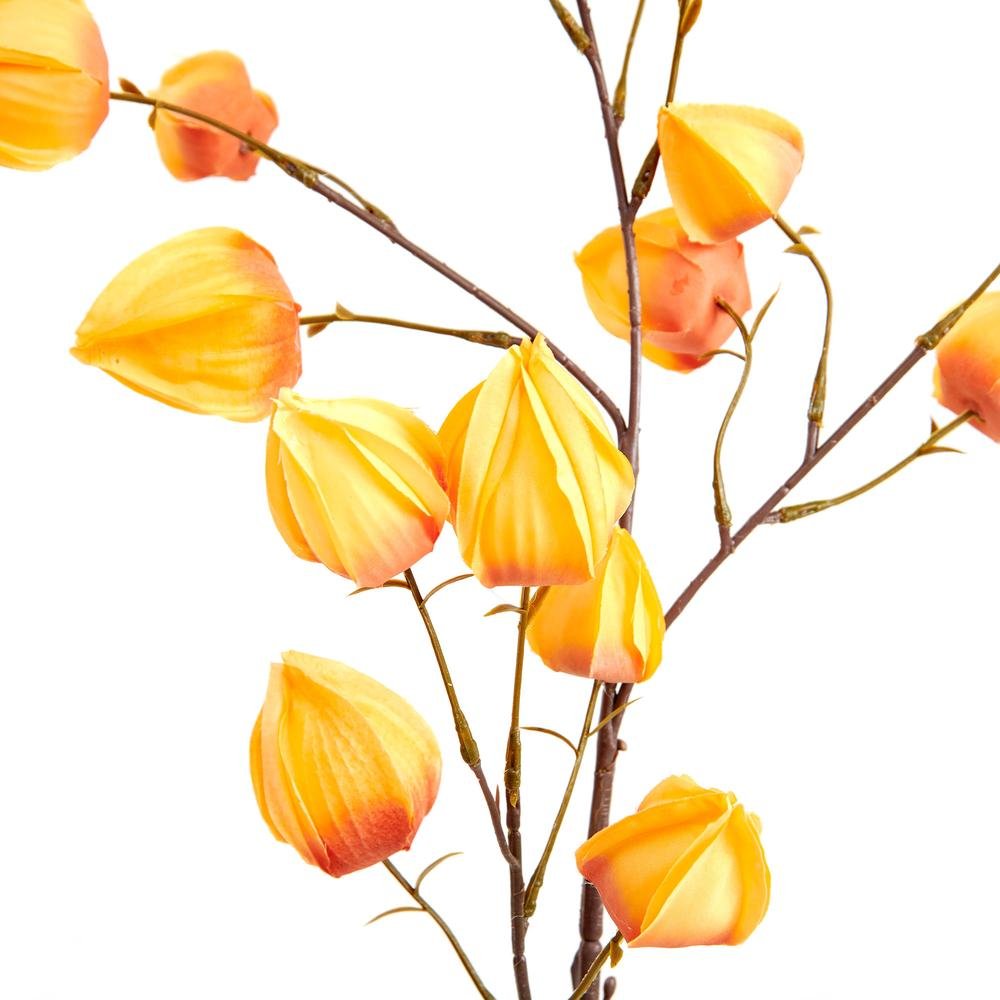  Q-Art Dekoratif Yapay Çan Çiçeği - Tarçın - 96 cm