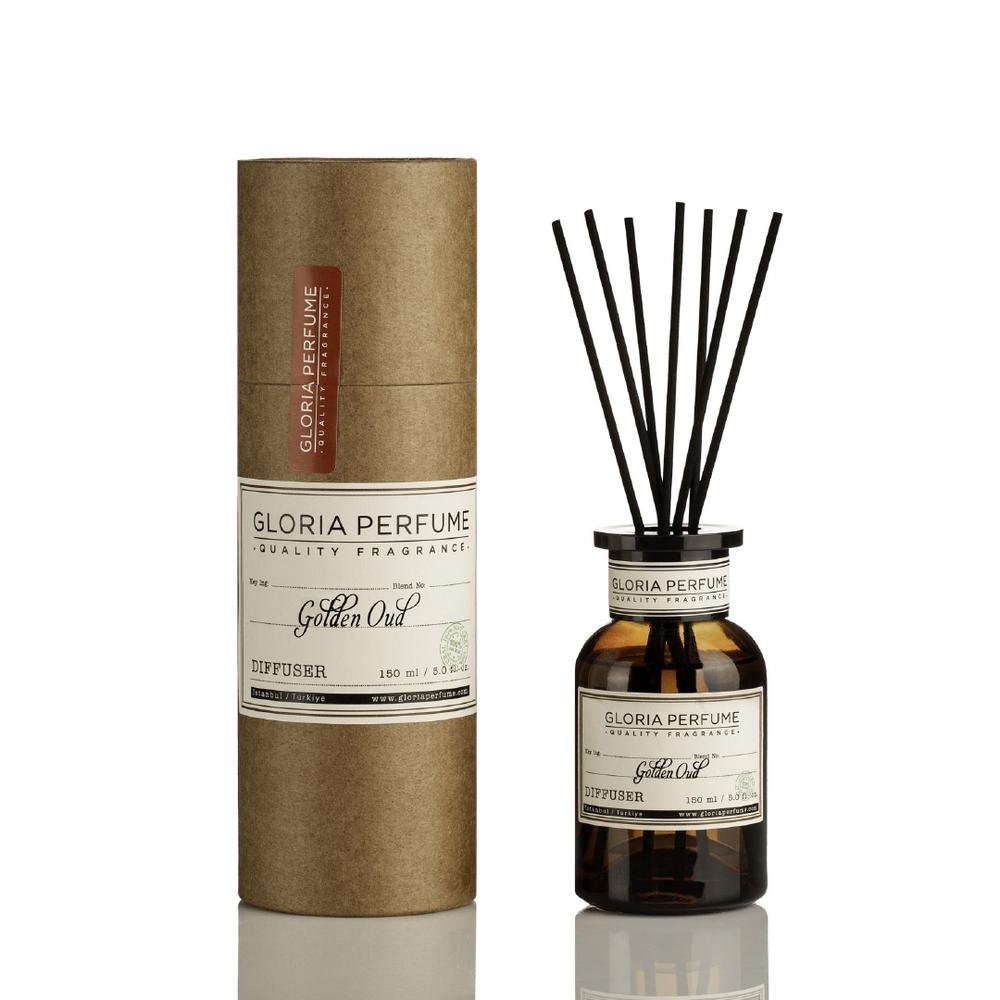  Gloria Perfume Golden Oud Bambu Çubuklu Oda Kokusu - 150 ml