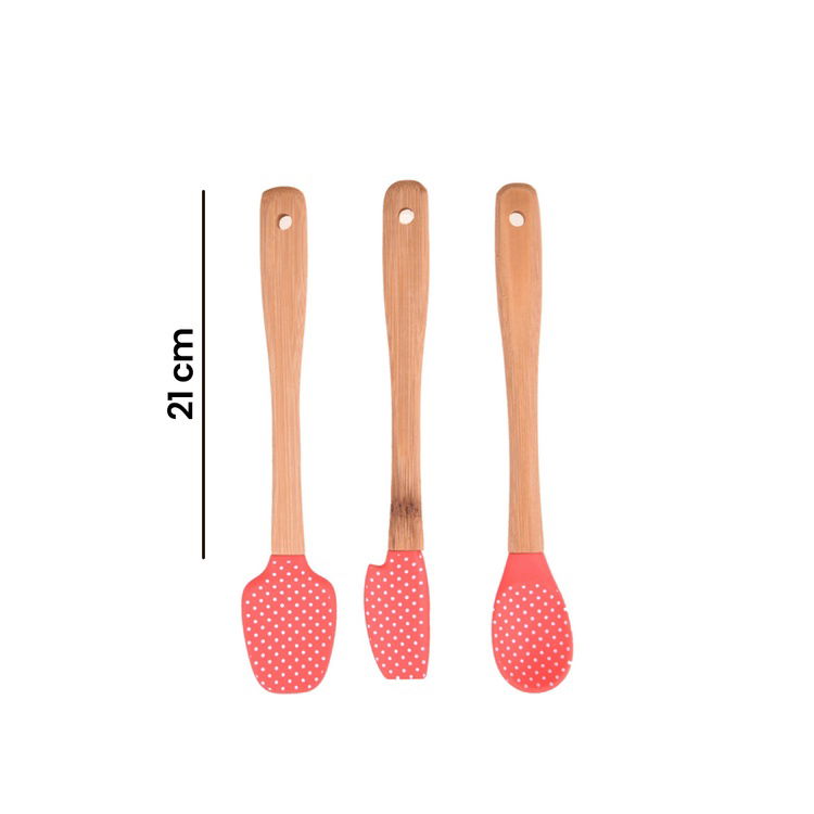  Bambum Bolly 3'lü Mini Spatula Seti - 21 cm