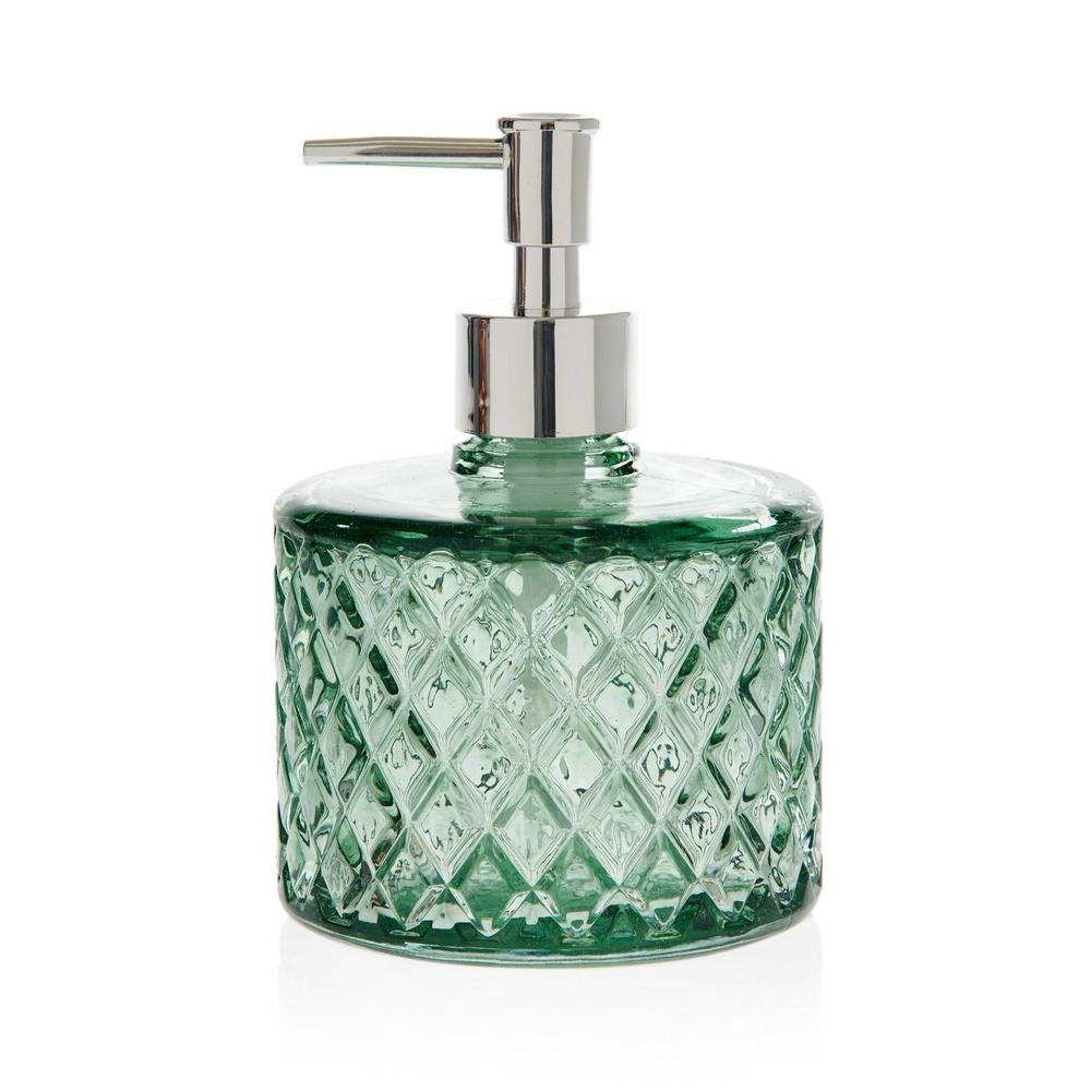  Ang Design Kristal Cam Sıvı Sabunluk - Yeşil