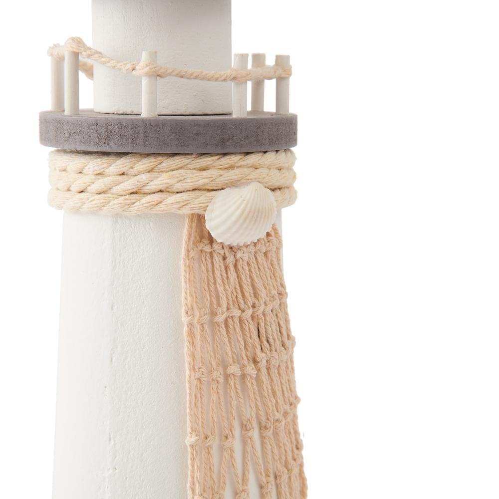  KPM Dekoratif Lighthouse Biblo - Beyaz - 37 cm
