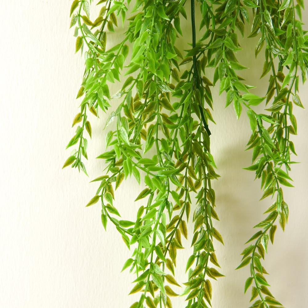  KPM Dekoratif Leaf Salkım Yapay Çiçek - Yeşil
