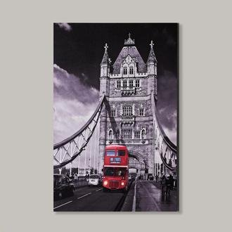 Q-Art Dekoratif London Bridge Kanvas Tablo - 60x90 cm