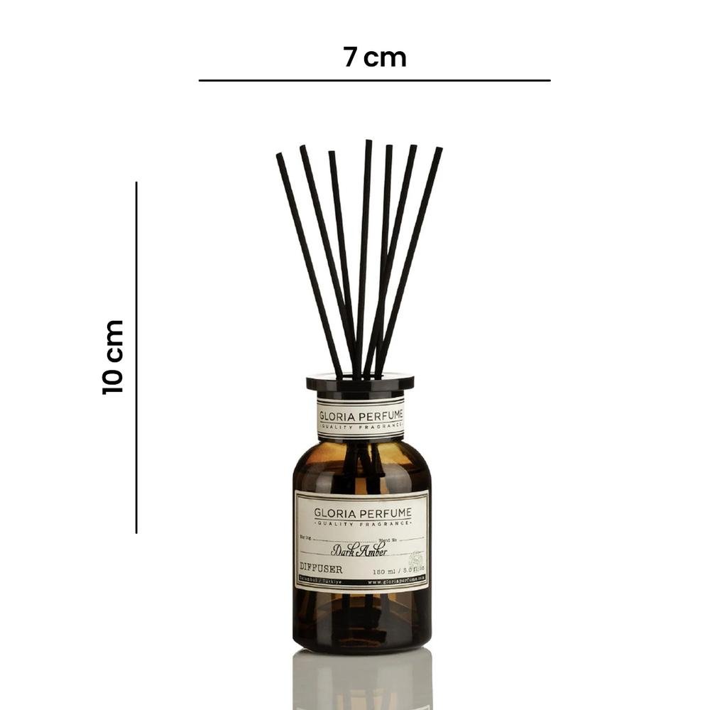  Gloria Perfume Dark Amber Bambu Çubuklu Oda Kokusu - 150 ml