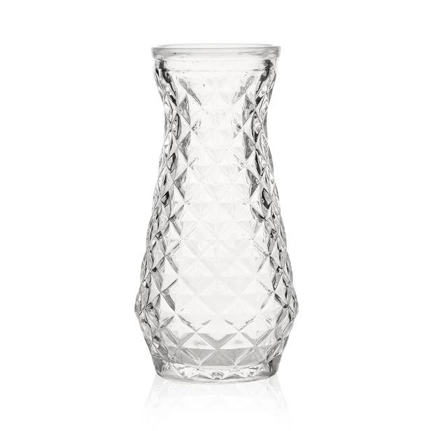  Alegre Glass Dekoratif Mini Vazo - Asorti - 12x4x6,5 cm