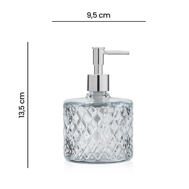  Ang Design Kristal Cam Sıvı Sabunluk - Şeffaf