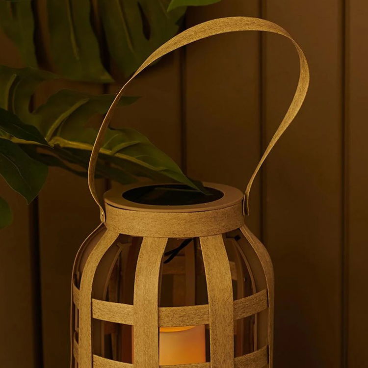  KPM Dekoratif Rattan Mum Feneri - 25 cm