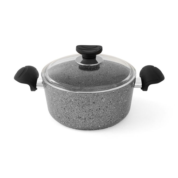  Temfera Prime Granit Derin Tencere - Gri/20 cm