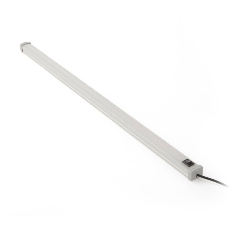  Fluled Led Profil Dolap İçi Tezgah Altı Led Profil Aydınlatma 12W 600Lm - Gün Işığı