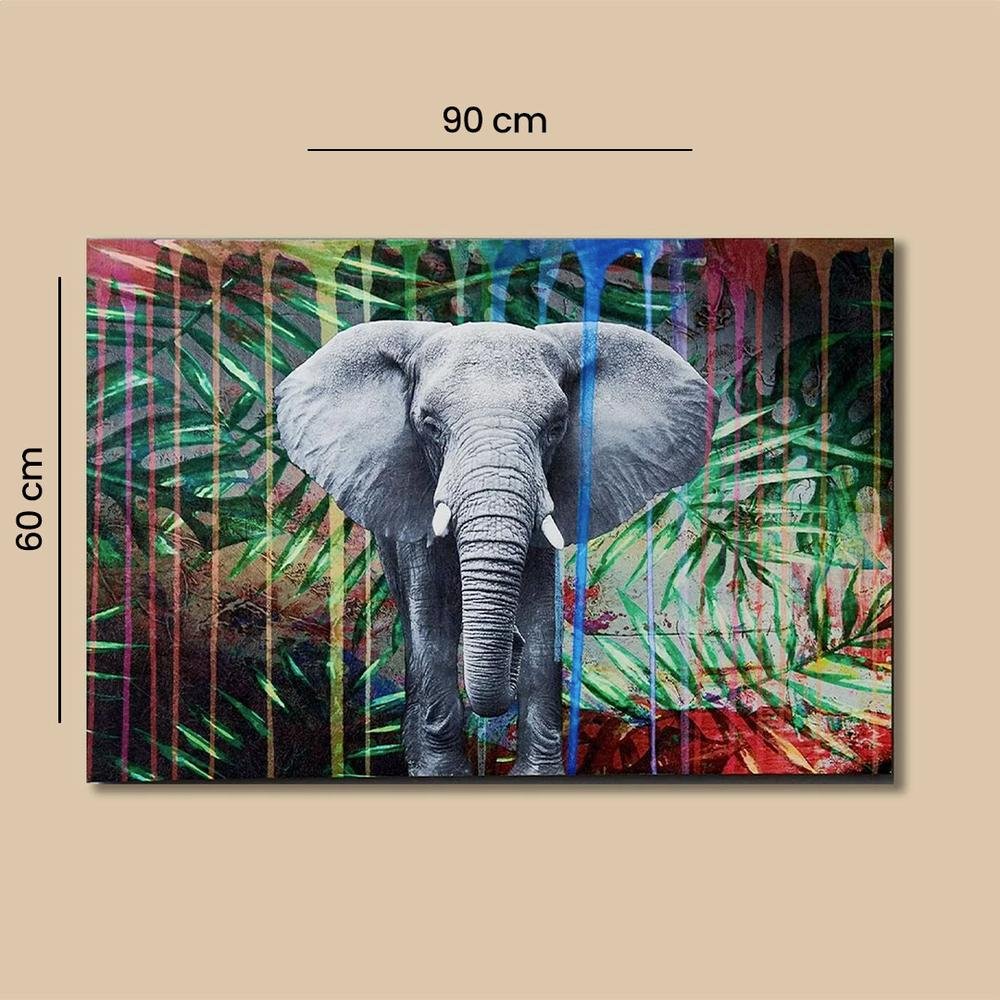  Q-Art Dekoratif Exotic Kanvas Tablo - 60x90 cm