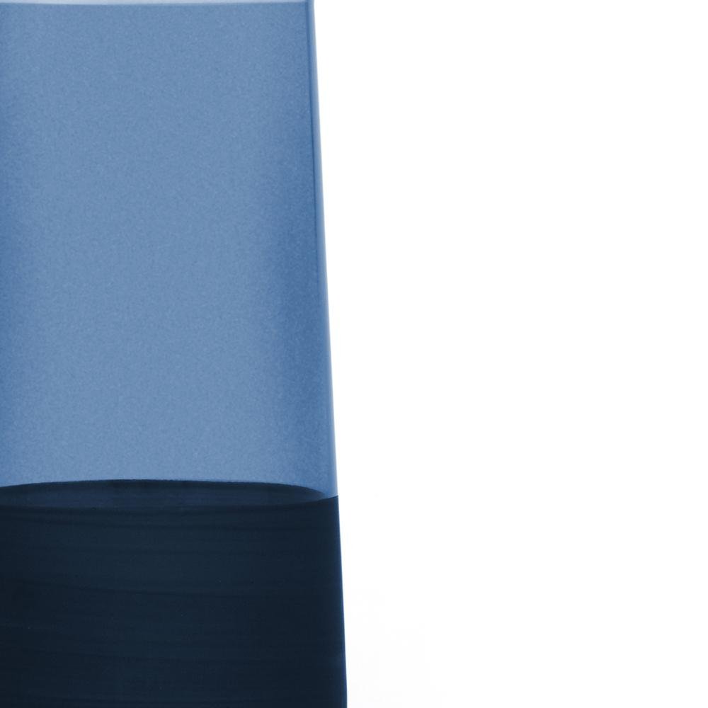  Rakle Matte 6'lı Bardak Seti - Mavi - 540 ml
