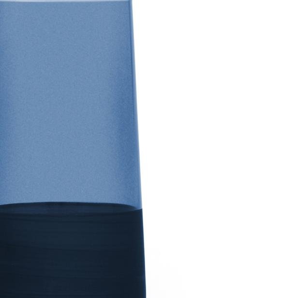  Rakle Matte 6'lı Bardak Seti - Mavi - 540 ml