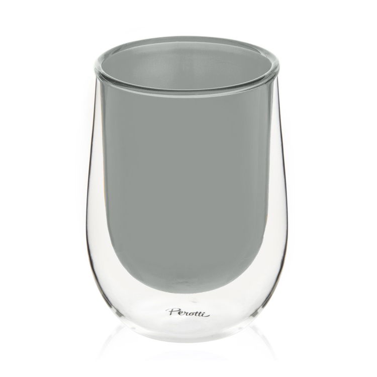  Perotti Double Color Bardak - Füme - 300 ml