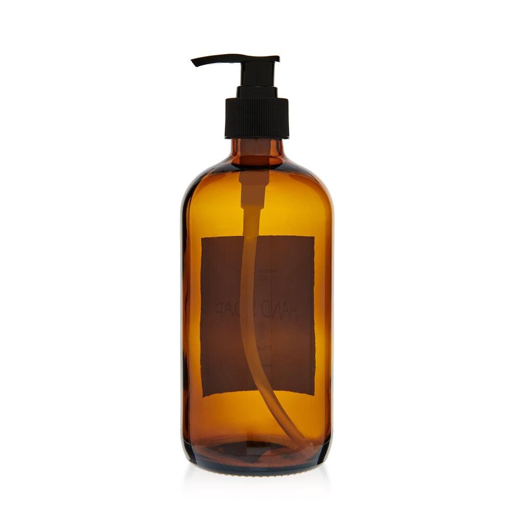  MiniMinti Cam Sıvı Sabunluk - 500 ml - Amber