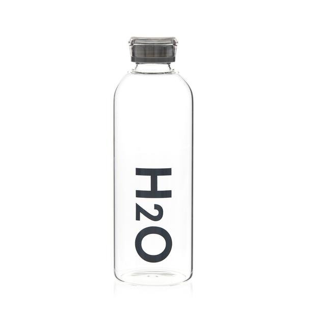  Tohana H2O Borosilikat Cam Matara - Gri - 1000 ml