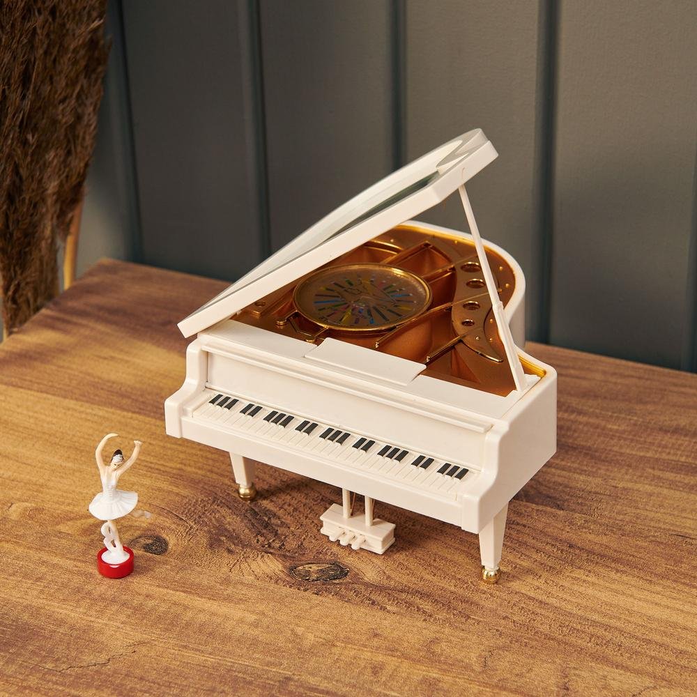  Deco&Style Balerinli Piyano Tasarımlı Müzik Kutusu