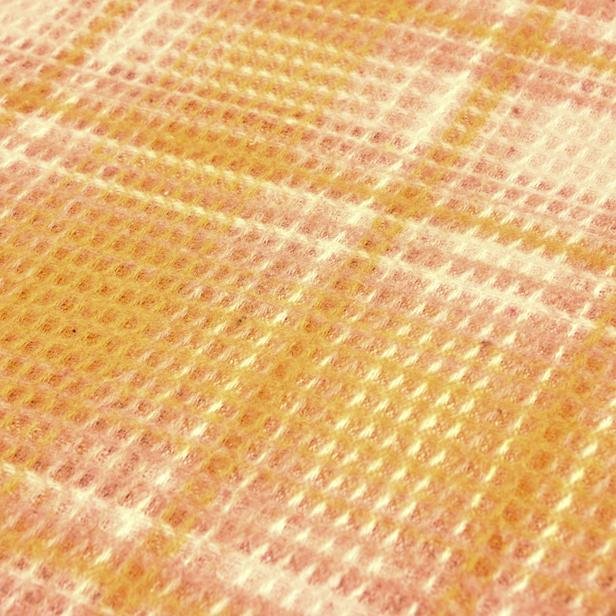  Buca Yün Skoç Tek Kişilik Battaniye - Sarı - 150x200 cm