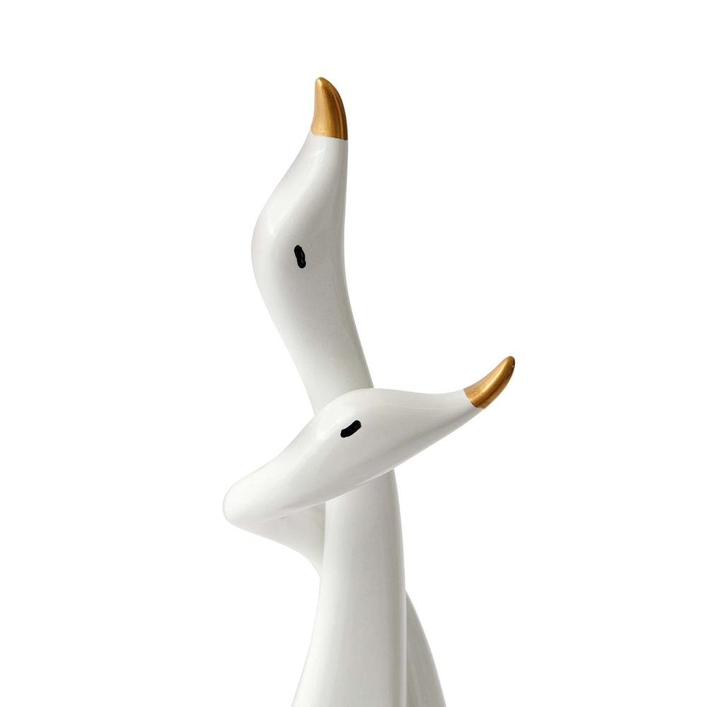  Sera Bianco Dekoratif Kuğular Biblo - Beyaz