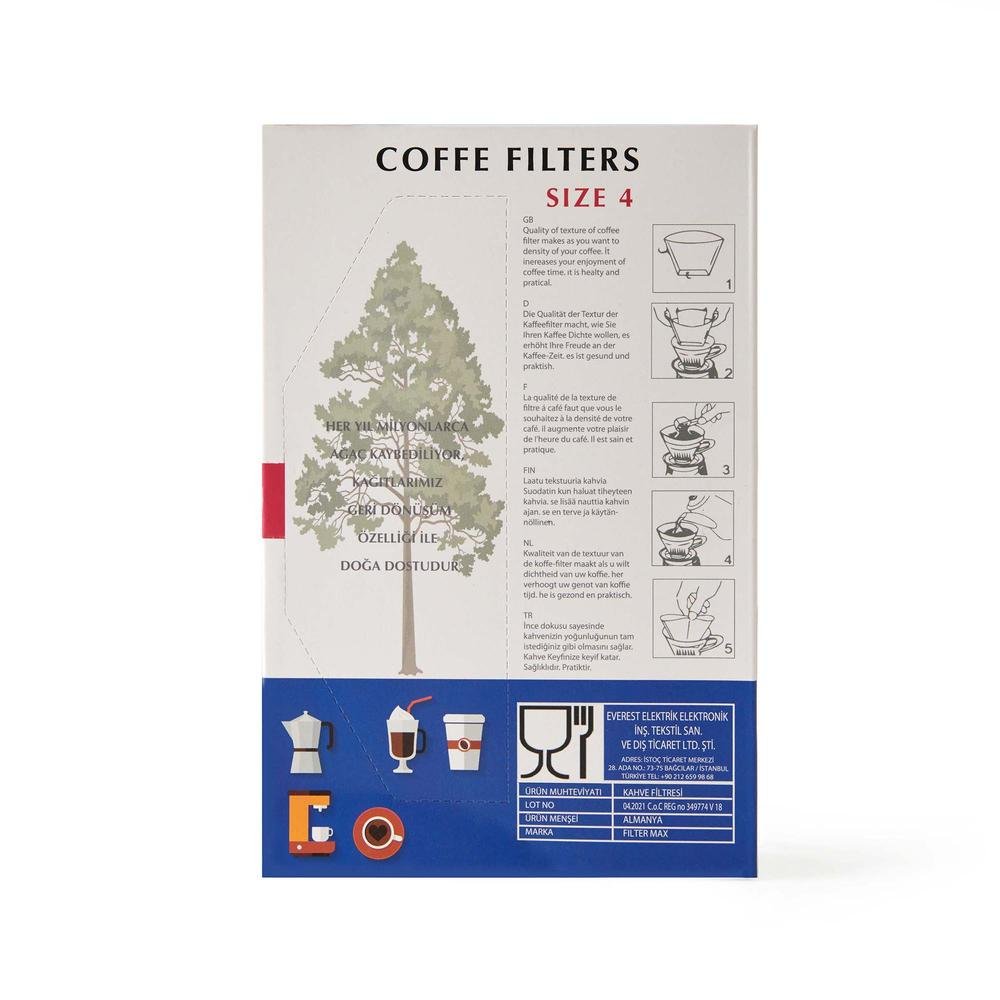  Filtermax No:4 80'li Kahve Filtresi