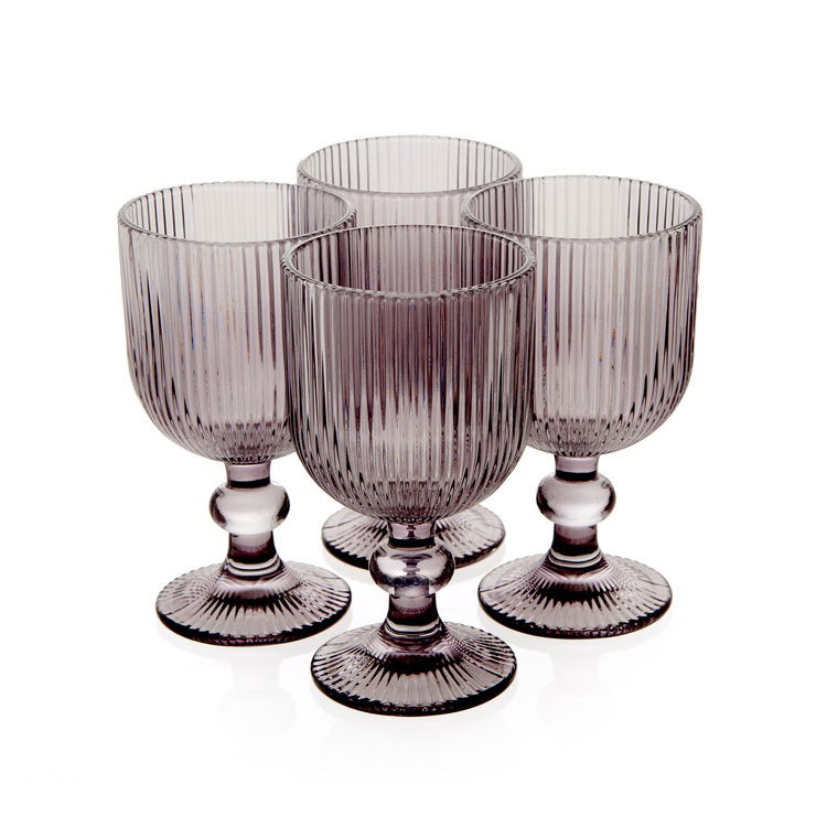  Perotti 14915 İmola 4'lü Bardak - Füme - 260 ml
