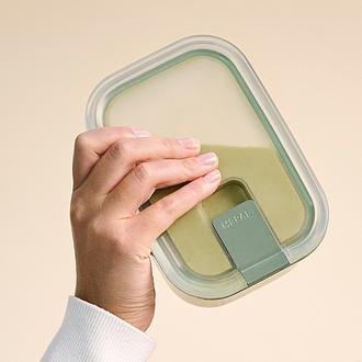 Mepal Glass Food Storage Box Easyclip Saklama Kabı - 700 ml -Nordic Sage