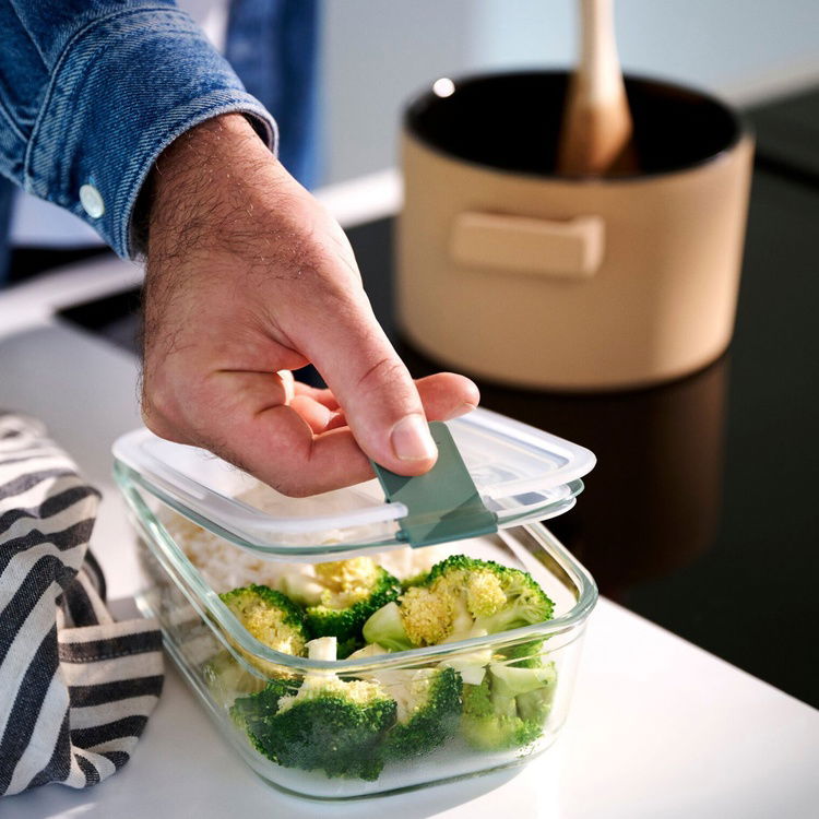  Mepal Glass Food Storage Box Easyclip Saklama Kabı - 700 ml -Nordic Sage
