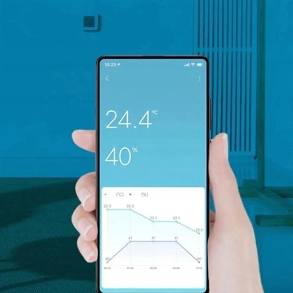  Xiaomi Mi 2 Akıllı Sıcaklık ve Nem Ölçer Termometre - Beyaz