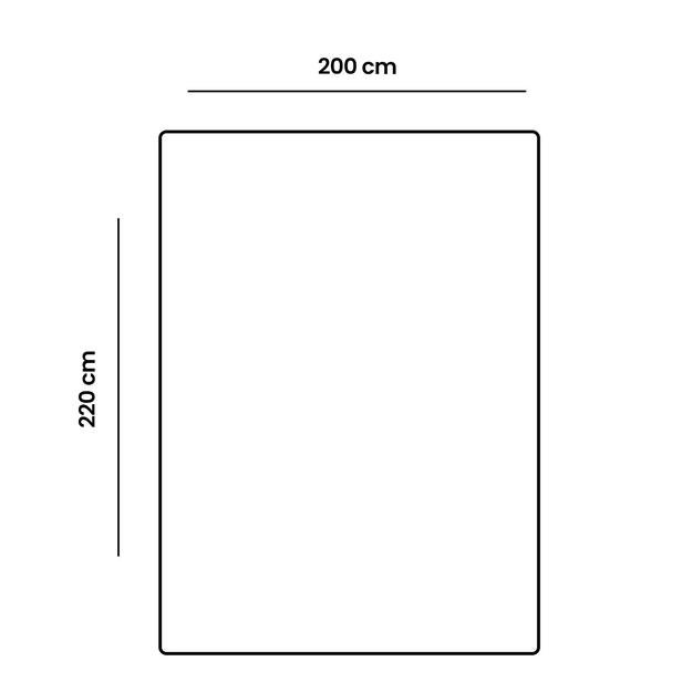  Nuvomon  Acer Çift Kişilik Yatak Örtüsü -  200x220 cm