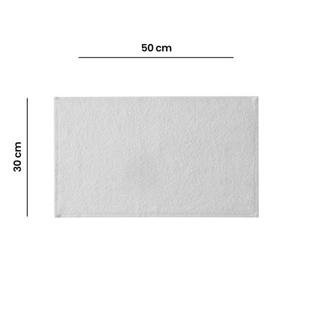  Nuvomon El Havlusu - Beyaz - 30x50 cm