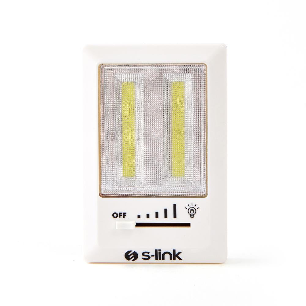  S-Link SL-8700 Kademe Ayarlı Pilli Gece Lambası