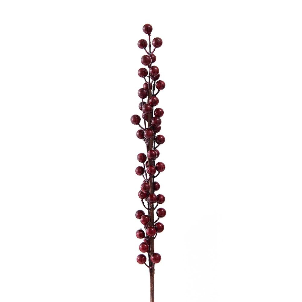  KPM Dekoratif Red Kokina Yapay Çiçek - Kırmızı - 75 cm