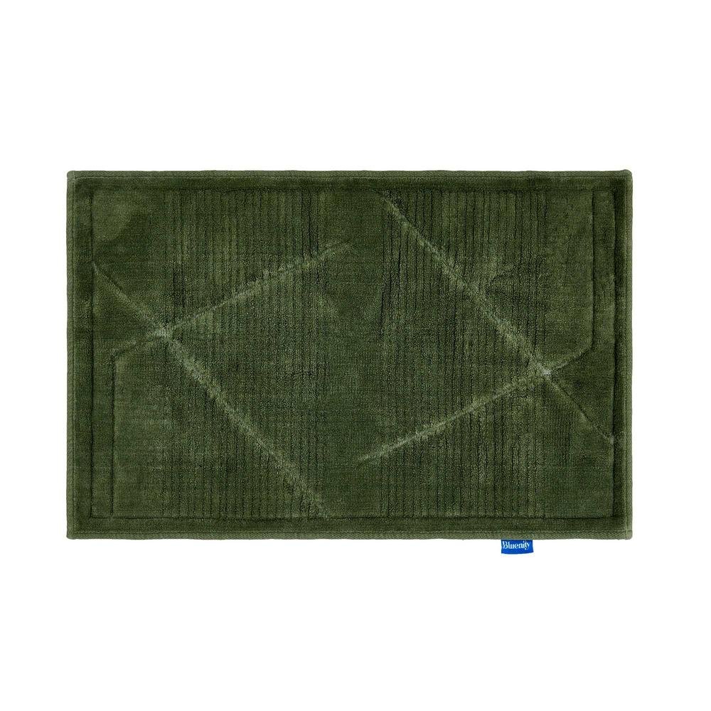 Bluenity Lux Cotton NKYS 2'li Banyo Paspası - Haki - 50x80 cm +40x50 cm