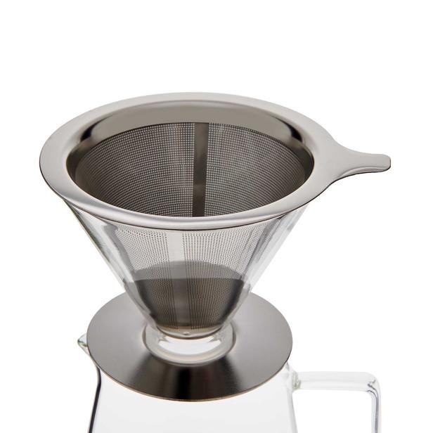  Tohana Cam Kahve Demleme Seti - 600 ml