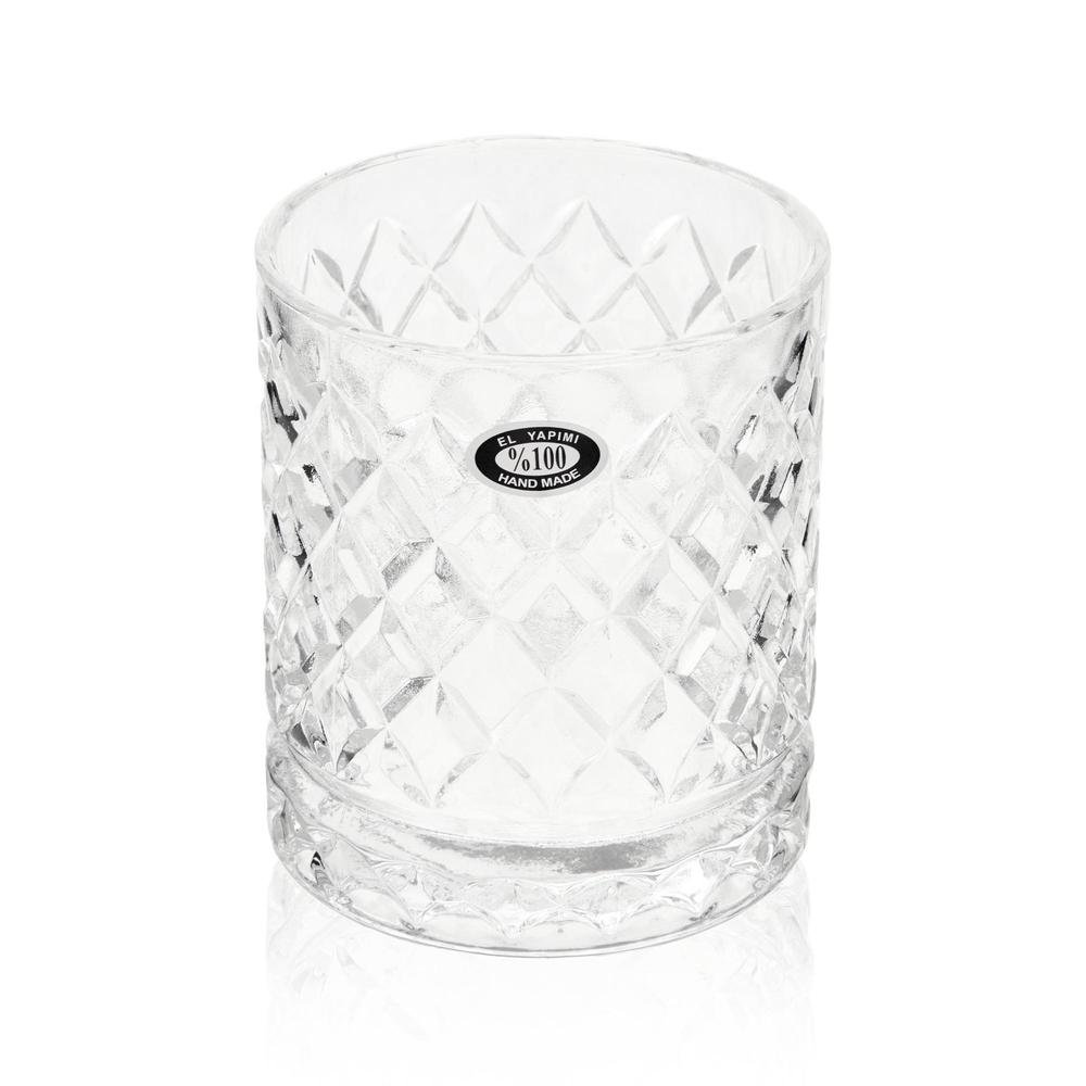  Alegre Glass Karmen Bardak - Şeffaf - 8x9,5 cm