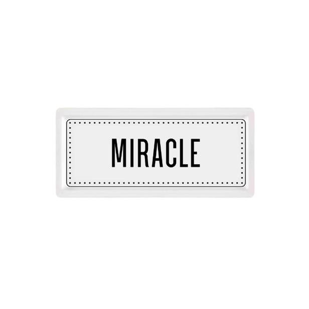  The Mia Miracle Dikdörtgen Servis Tabağı - Beyaz - 35 cm