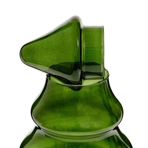  Alegre Glass Çam Kurabiye Şeker Sunum Kavanozu - Yeşil - 16x24 cm