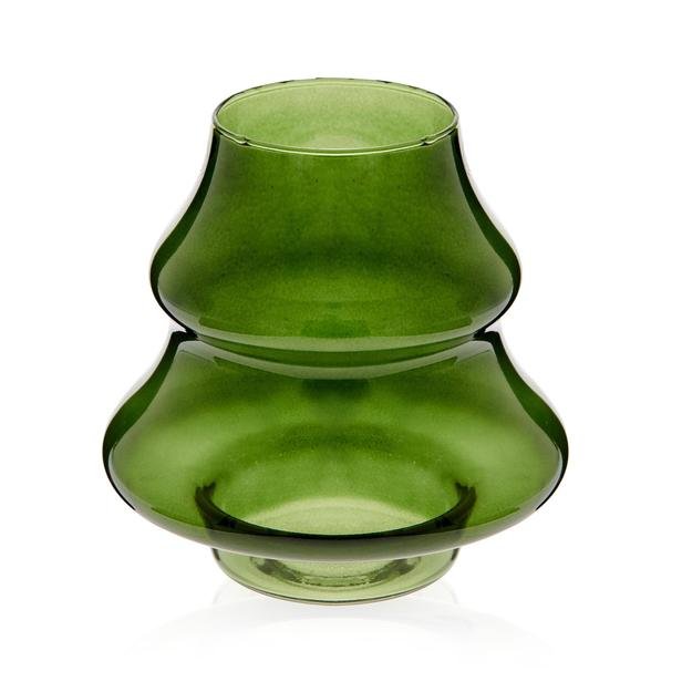  Alegre Glass Çam Kurabiye Şeker Sunum Kavanozu - Yeşil - 16x24 cm