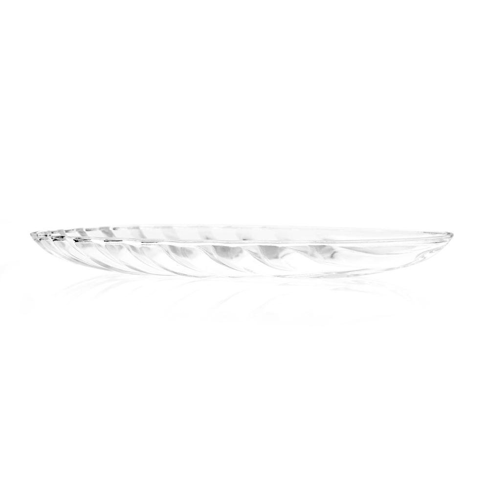  Alegre Glass Balık Pasta Tabağı - 20x15 cm