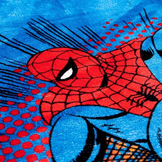  Taç Lisanslı Spiderman Web Halı - 80x120 cm