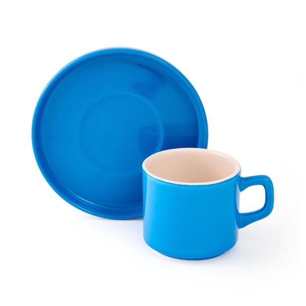  Keramika Stackable 2 Parça Çay Fincanı Seti - Mavi