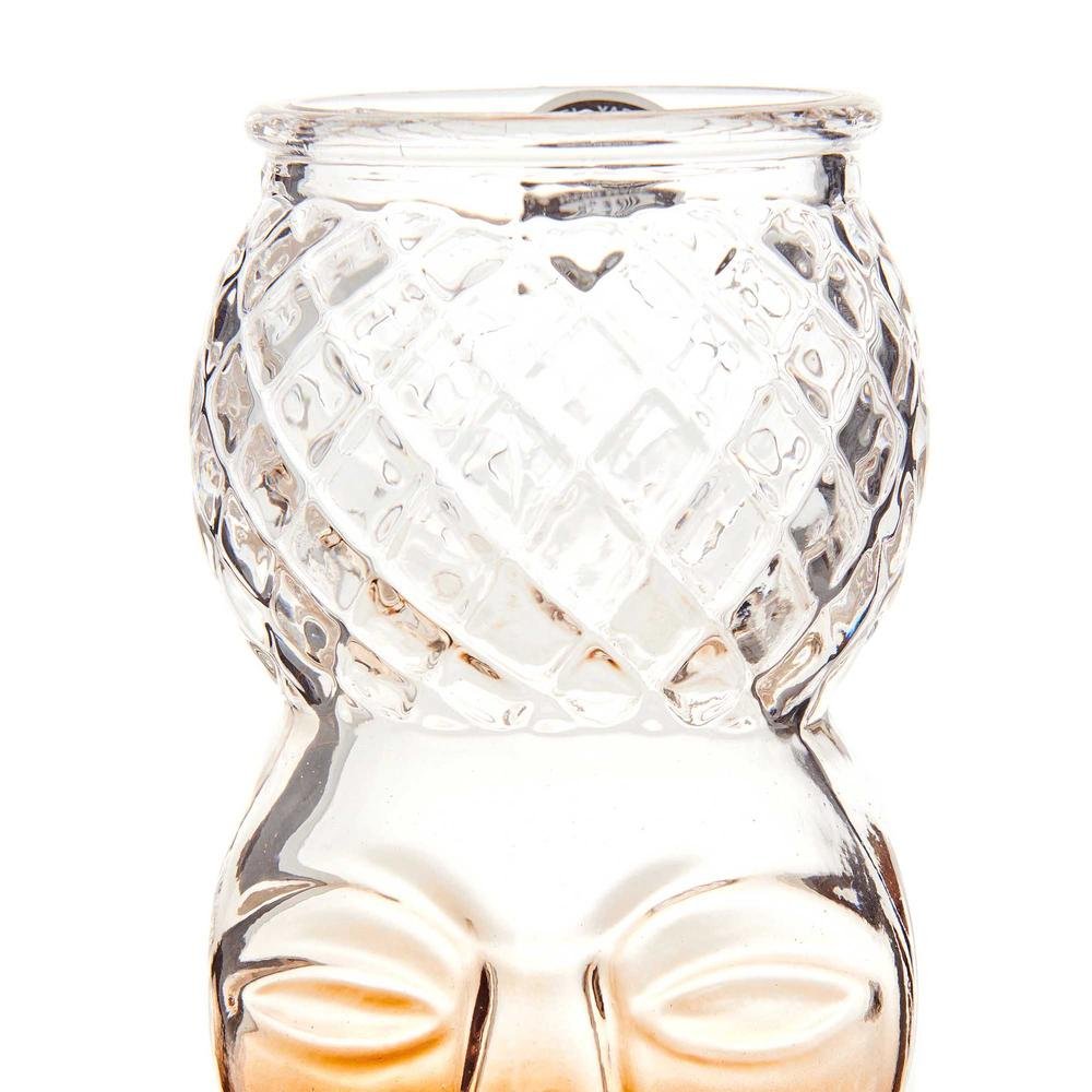 Alegre Glass T-Saki Bardak - Amber - 550 cc
