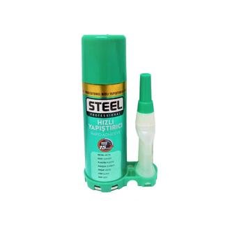 Steel Hızlı Yapıştırıcı Set Mdf Kit - Yeşil - 100 ml