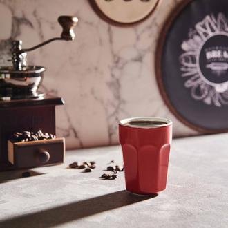 Keramika Herakles Espresso Bardağı - Kırmızı