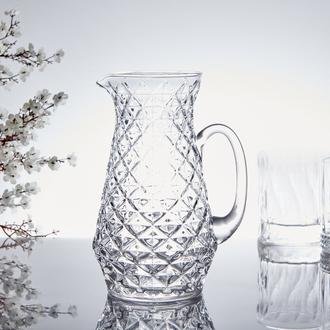 Alegre Glass İris Kulplu Sürahi - 11,2x20 cm