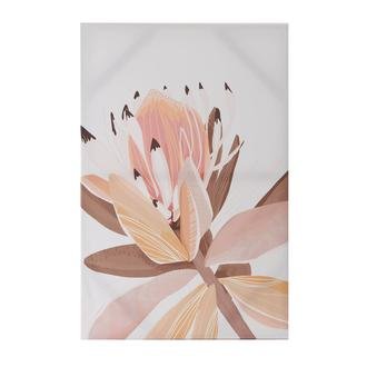 Özverler Çiçek Desenli Kanvas Tablo - Renkli - 60x90 cm