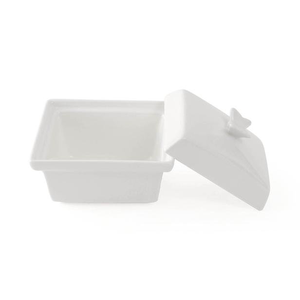 Arow Porselen Kahvaltılık - Beyaz - 37x8 cm