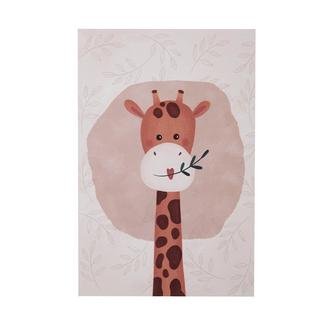 Özverler Sevimli Zürafa Mdf Tablo - Renkli - 20x30 cm